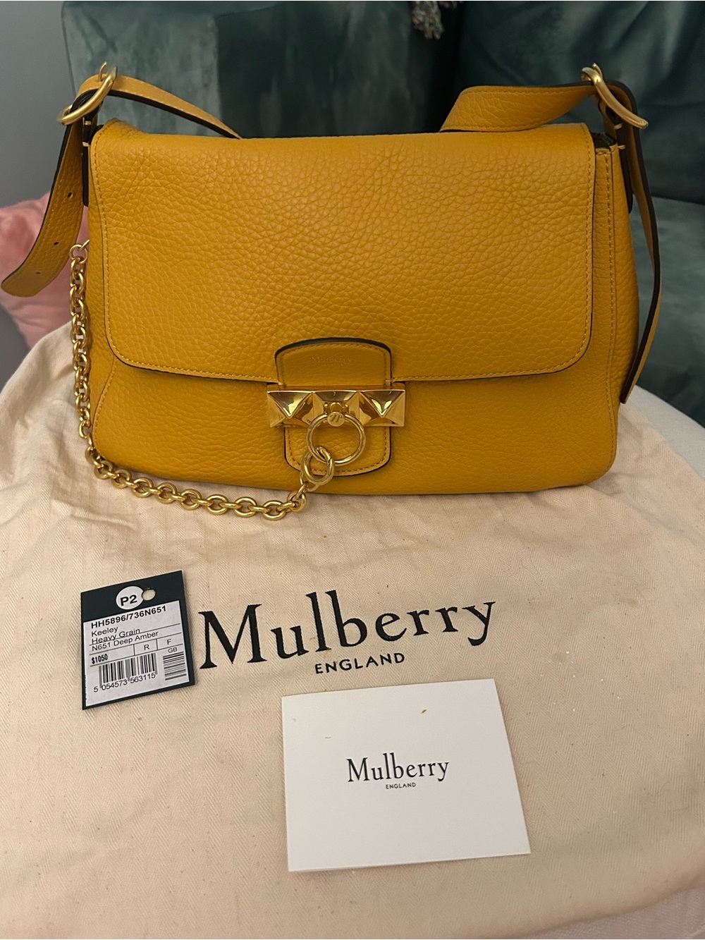Mulberry Keeley in Deep Amber